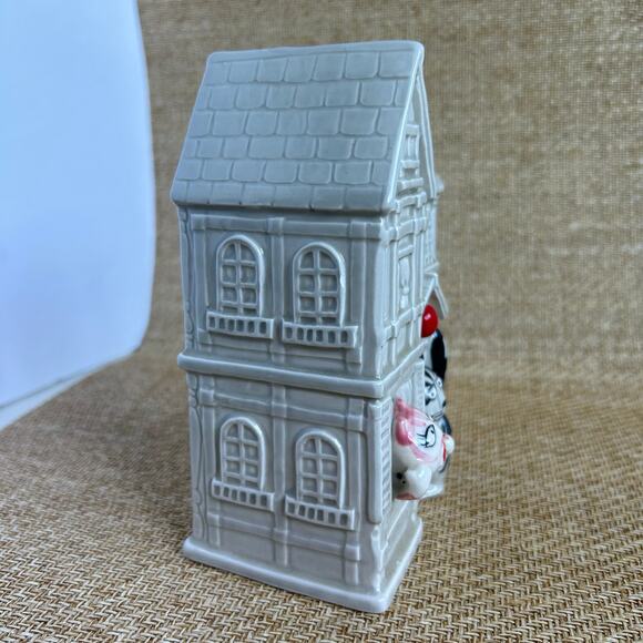 Vintage Takahashi San Francisco Tom Cat Ceramic House Bank Hand Painted - Picture 3 of 6